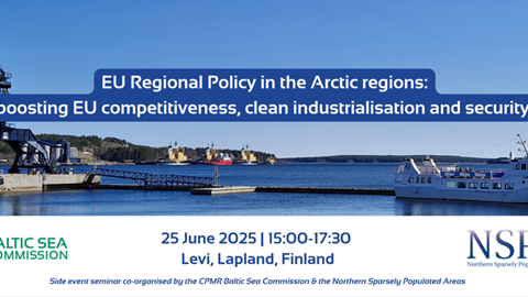 Welcome to a NSPA and CPMR side event during the EU Arctic Forum 2025